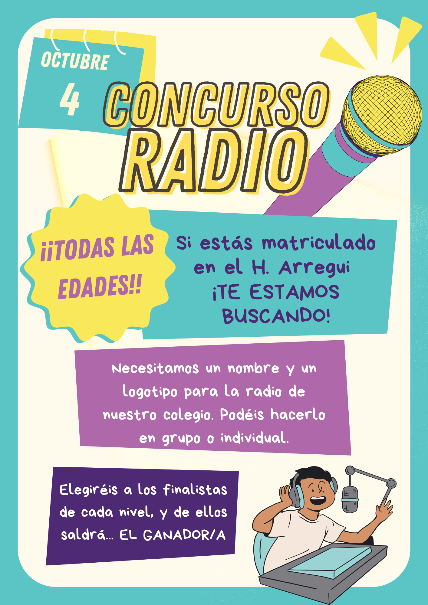 cartel concurso radio